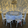 Location Centre de Table : Colonne Métal + Gypsophile 60cm