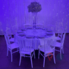 Location Centre de Table : Vase Transparent + Gypsophile 60cm