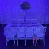 Location Centre de Table : Vase Transparent + Gypsophile 60cm