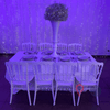 Location Centre de Table : Vase Blanc + Gypsophile 60cm