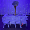 Location Centre de Table : Vase Doré + Gypsophile 60cm