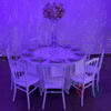 Location Centre de Table : Vase Transparent + Multicolore 60cm