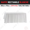 Location Nappe Rectangle Blanche