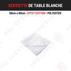 Location Serviette de Table Blanche