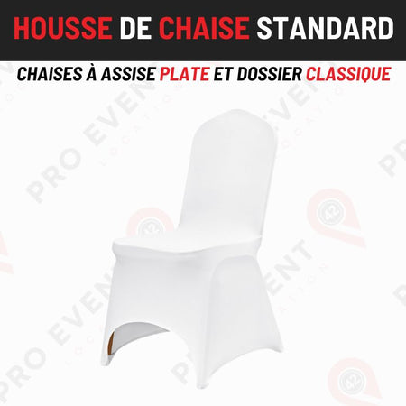 Location Housse de Chaise Blanche